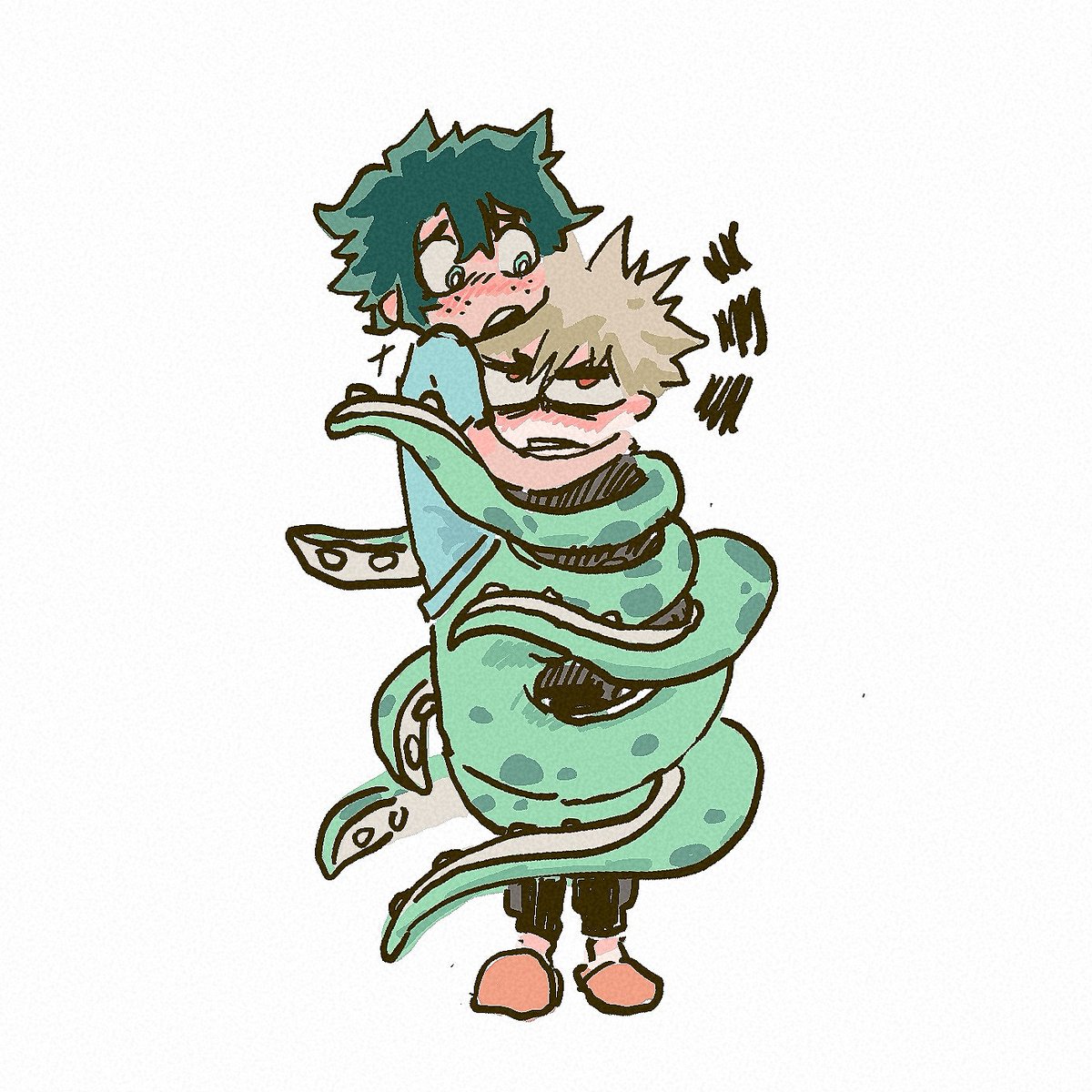 yaoibluntday's tweet photo. #dkbk bonus #10 for the dkbk mermay series! roleswap what-if doodle 2 https://t.co/Ccm12HYkMg