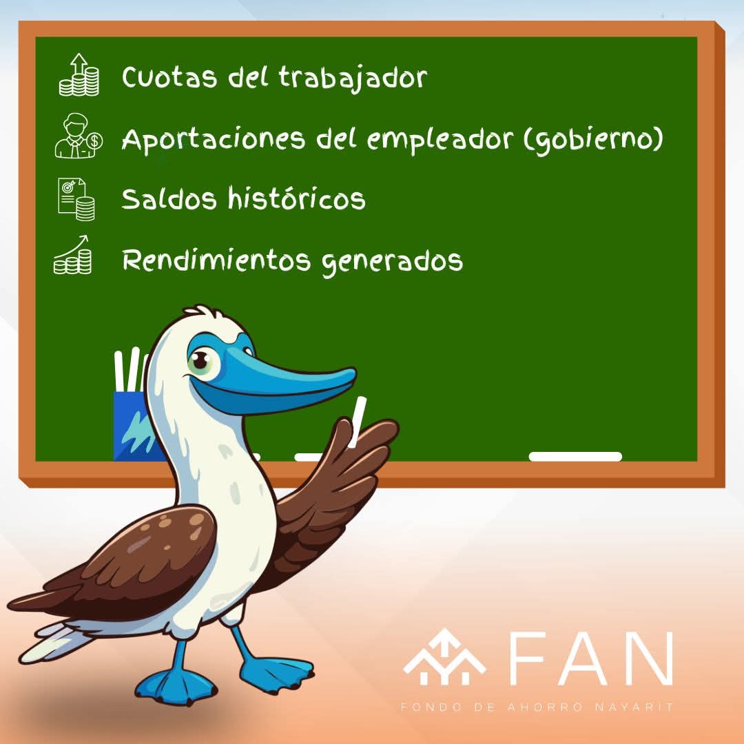 FANNayarit's tweet photo. 🛡️💰 ¡Con el FAN, tu cuenta individual es solo tuya! Consulta tu saldo con total transparencia y comprueba que tus aportaciones históricas aparecen ahí 👉 https://t.co/kYKZxm4Wg6 https://t.co/TewMixeZJw