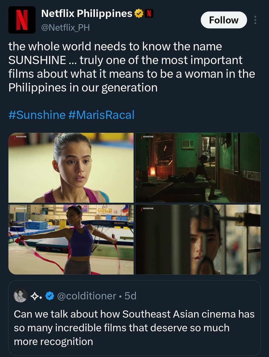 amarycunt's tweet photo. and dare I say that Maris Racal was incredible and great in portraying this character. https://t.co/PhUafw4kQx