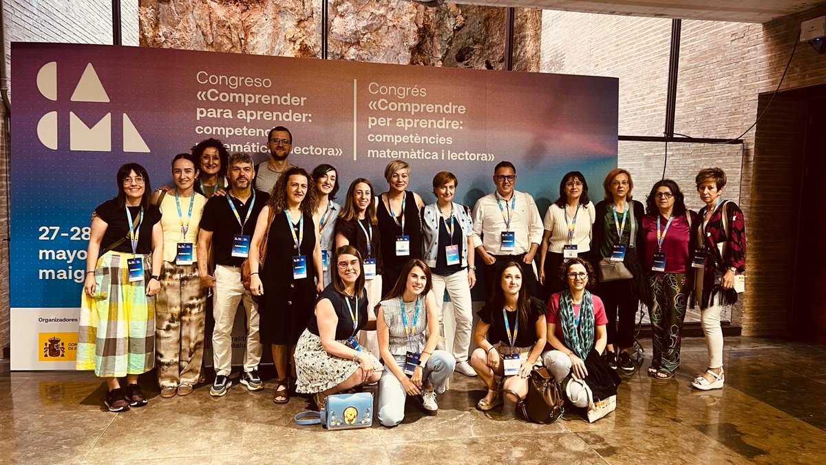 PCT_Mates_CYL's tweet photo. En CyL seguimos formándonos para mejorar en competencias: Estos días se está celebrando el Congreso: “Comprender para aprender: competencias matemática y lectora” en Tarragona. @educaciongob @educacyl #formacionCyL #PCTMATESCYL https://t.co/ga63sR8CUI