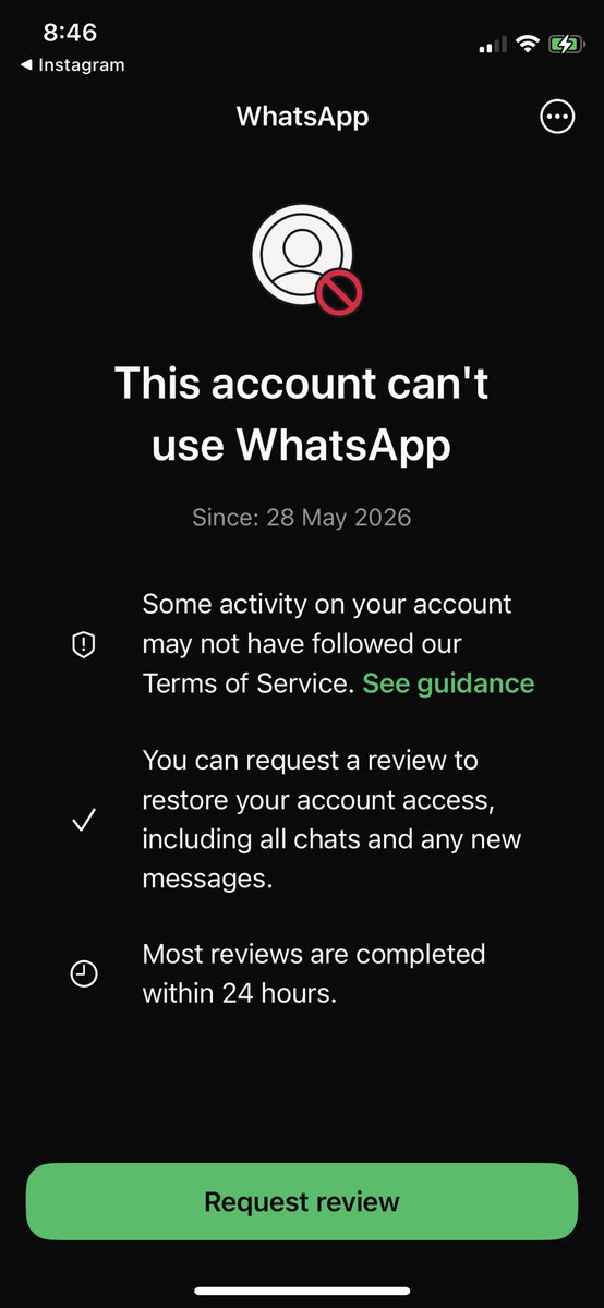 krishnaa404's tweet photo. I think this is the 10th time in last 2 weeks WhatsApp has banned me. What! Why!!! This is crazy!!! https://t.co/QhaXwunuJe