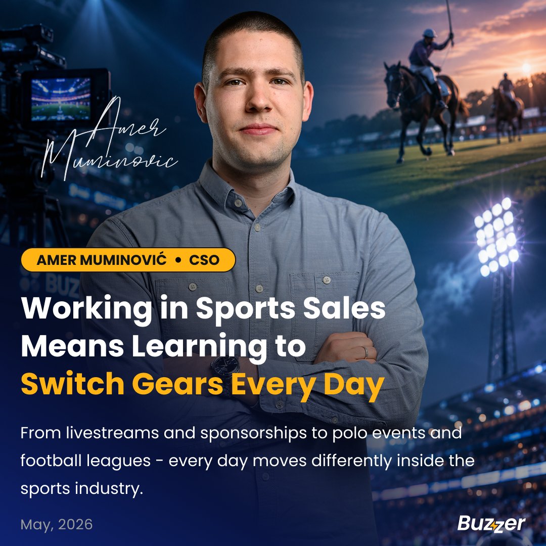 BuzzerFan's tweet photo. What does sports sales really look like inside a fast-growing sports startup? ⚡️

We’re proud to share a new story from our CMO, Amer Muminović, about the reality behind modern sports sales.

Read the full story here: https://t.co/xkFlyZ2yVD https://t.co/hKTshkvkPo