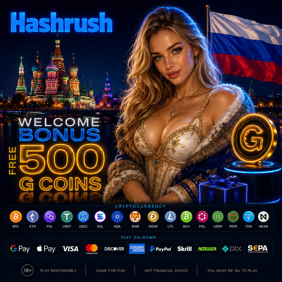 Hashrush_Web3's tweet photo. Твой кошелёк. Твои деньги.
Без вывода средств. Без ожиданий.
#NoKYC #NoLimits

Выиграл — получил выплату сразу в свой кошелёк ⚡️

Лучшее крипто-казино для #Russia 🇷🇺

→ https://t.co/hXCfaEBC8z

#Крипта #Криптовалюта #Биткоин #Эфириум #Тезер #USDT #ЗеркалоКазино #Лутать https://t.co/OW7TRPftRe