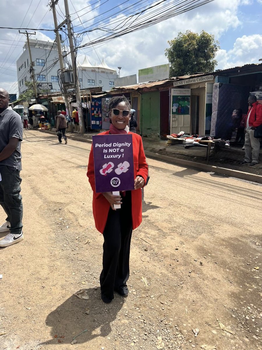 HornofAYN's tweet photo. Today, we were honored to join @feminist_centre in Kibera for a community engagement marking #MenstrualHygieneDay2026. The event also marked the launch of FEM-PAD, a reusable sanitary towel initiative tackling period poverty and promoting menstrual dignity for girls and women. https://t.co/XiGnSQb6Fr