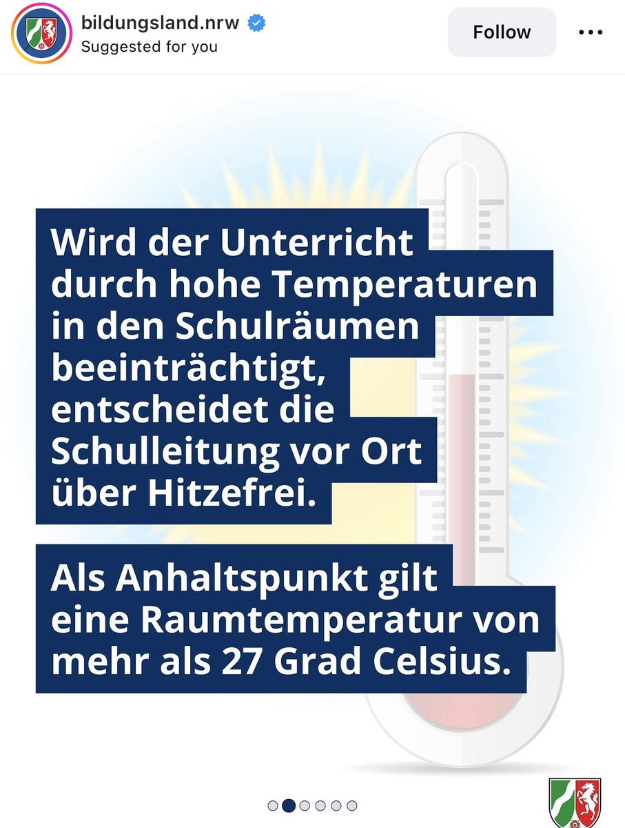 attrattoo's tweet photo. Haha, sollen sie mal in den Klassenraum meiner 6. Klasse kommen. Da ist es um 8 schon gefühlt +27 grad, weil die Ostseite bis 14 Uhr von der Sonne bestrahlt wird und direkt dran der Lehrer Parkplatz ist mit Sonne-reflektierenden Windschutzscheiben. Gibts deshalb hitzefrei? Ne https://t.co/lkKWE8qjRM