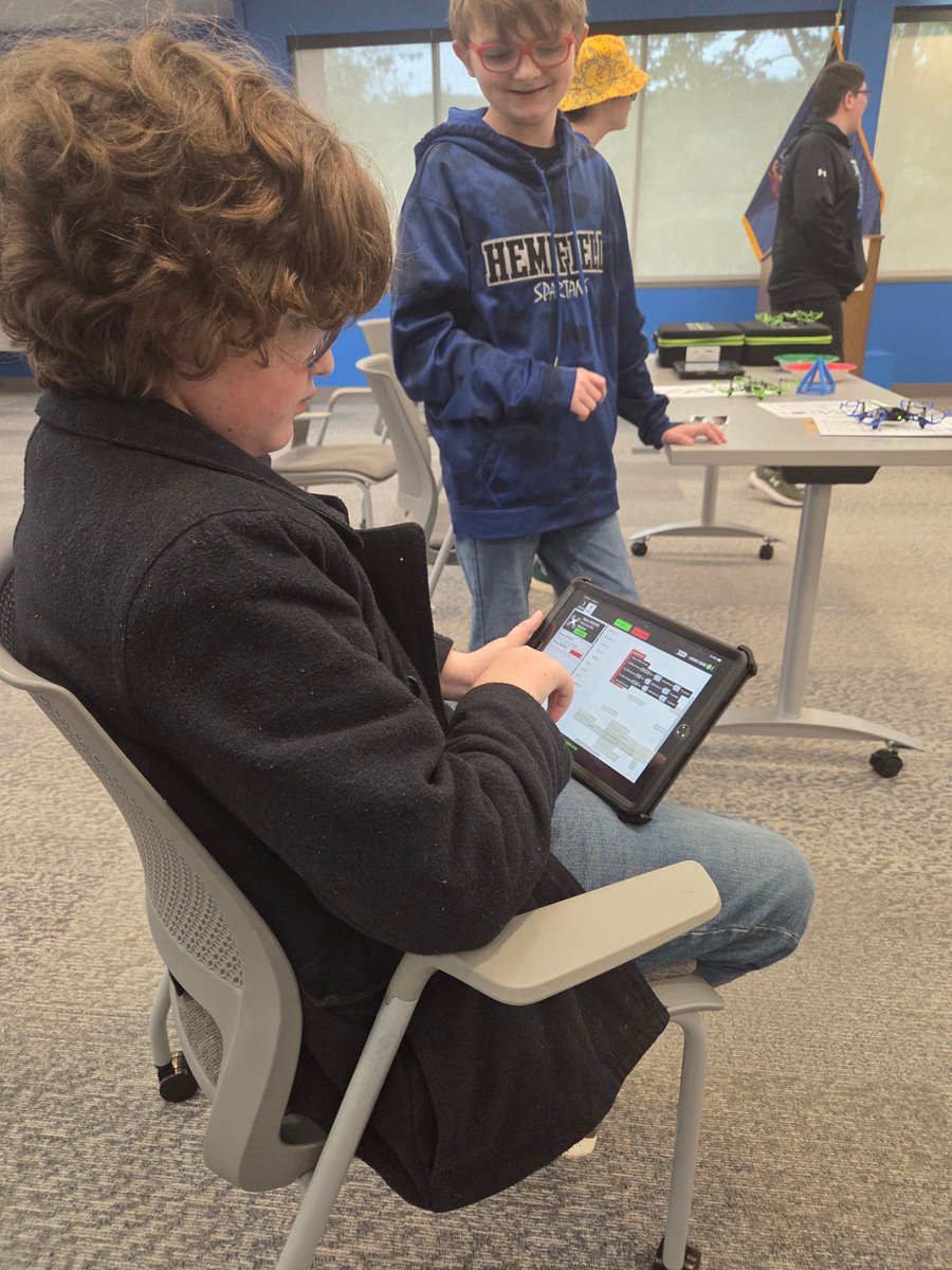 hasd_district's tweet photo. Our middle school students had the incredible opportunity to attend the Hopper Quest Seminar at the Allegheny IU, where they explored coding, drone navigation, and teamwork through hands-on simulations and competitions. https://t.co/RJQgBcyULH