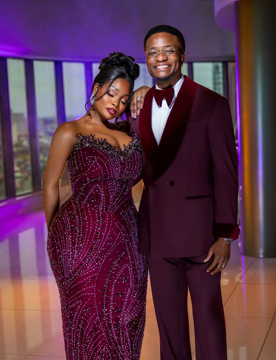 OneJoblessBoy's tweet photo. Happy anniversary Toolz and Tunde Demuren ❤️