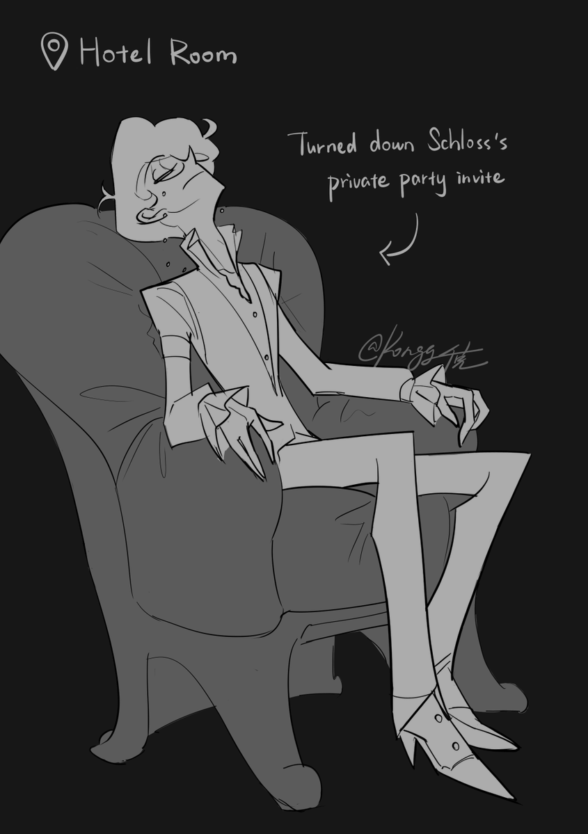 kongg89453837's tweet photo. A Moment's Rest #PressNAir #Alastor https://t.co/4NhICj14iN