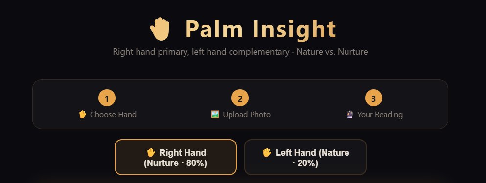 OpenSquilla's tweet photo. I made an AI palm reader with OpenSquilla
it will tell you about your wealth line 
what your love line says about you 
and secrets hidden in your hand that even you don't know 🤫
a lot of information. surprisingly accurate. 
(or maybe not — it's AI, not a fortune teller. just have fun with it 🙂)
oh — and I should mention: I have zero coding experience this went from idea to live website in 10 minutes
so if you ever said "I can't build things because I don't know tech"
 I respectfully disagree 🖐️🦑
👉 http://43.110.27.74:8052/
#AI #palmreading #fun