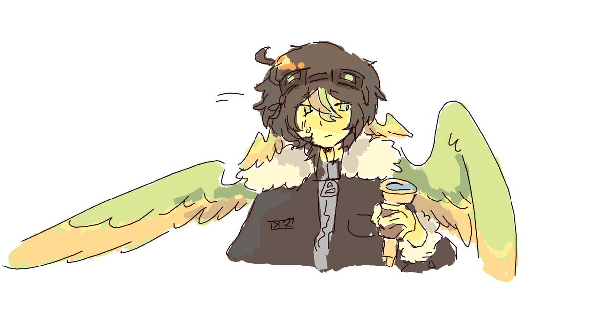 sootsockss's tweet photo. this is old but i havnt posted it anywher and  i think its kinda cute 
#parrotx2fanart https://t.co/qZjyqvRF1Y