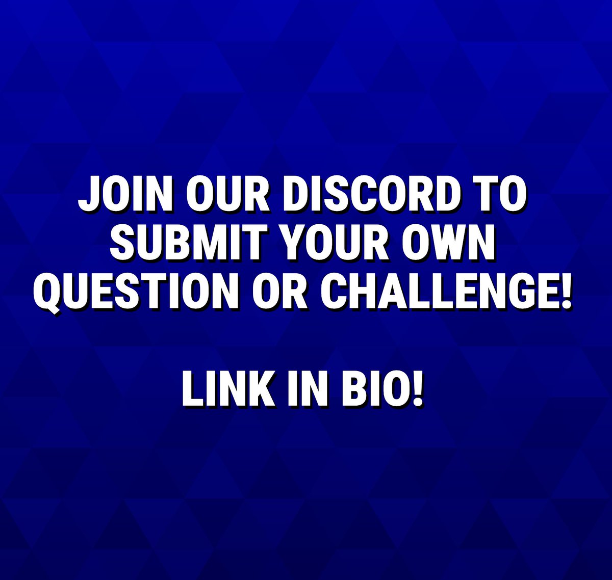 UGTshow's tweet photo. Not Jeopardy makes it's series debut TOMORROW! Come see what questions and challenges happen to Bryn, Marcus, and Logan.

See the premiere at 7 PM EDT tomorrow!!

#livestream #jeopardy #notjeopardy #gameshow #quiz https://t.co/PLD3cnusd4