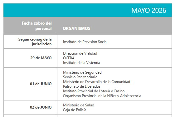 cajarjp's tweet photo. Fecha de pago de haberes mes de Mayo 2026 https://t.co/UMXGA6R9si https://t.co/Ep4pzXP2EM