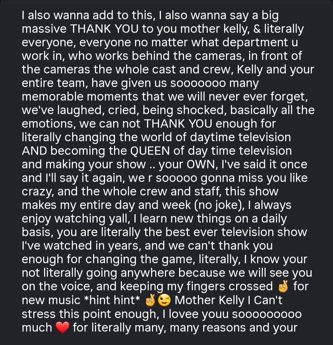 AmyElden's tweet photo. ⭐️✨️⭐️✨️⭐️✨️⭐️✨️⭐️✨️

I Also Wanted To Add Something .. 🥰❤️

@kellyclarkson @KellyClarksonTV @RitaWilson

 #Kelly #KellyClarkson #KC #Queen #QueenKelly #QueenKC #Mother #MotherKelly #MotherKC #MyQueen #MyMother #MyLife #MyWorld #QueenOfDayTime #BestShowEver #BestTeamEver