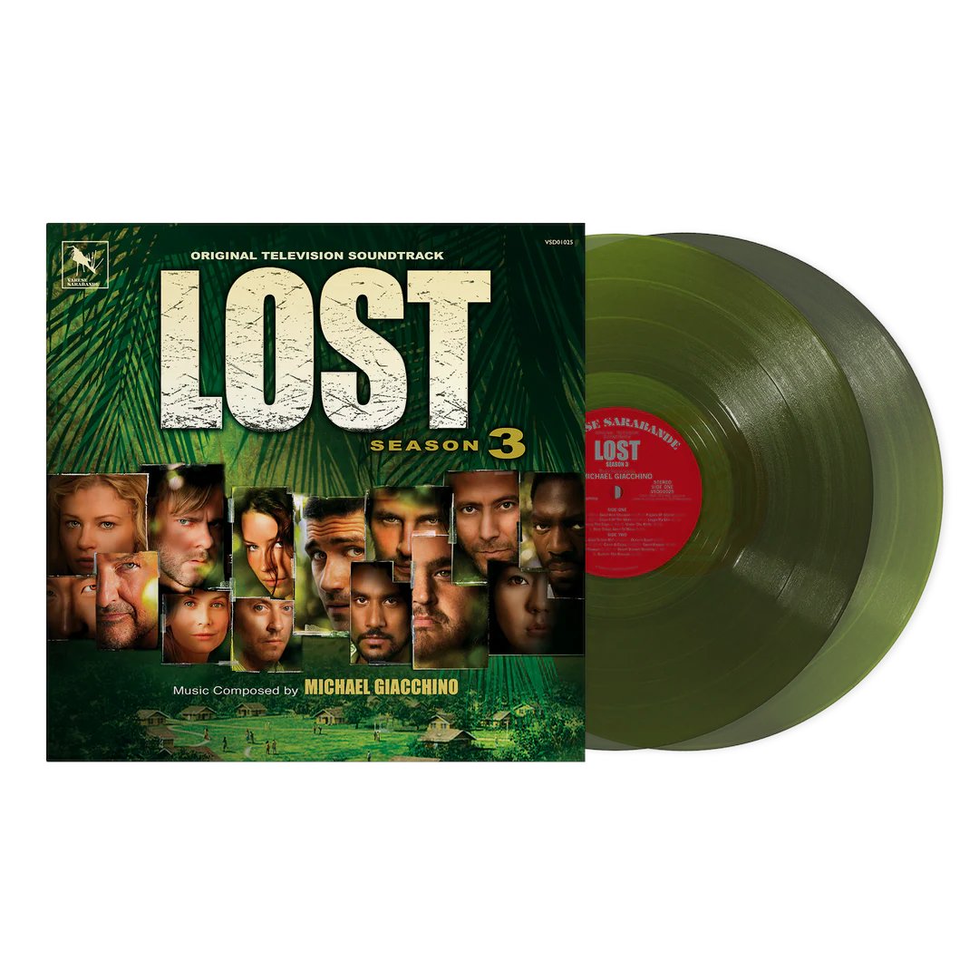 slashfilm's tweet photo. Lost Season 3 is getting a vinyl soundtrack release in July on Forest Green LPs.

Pre-order now at @VareseSarabande: 

https://t.co/MyVkPHL4FC https://t.co/xcAhm0PCKZ