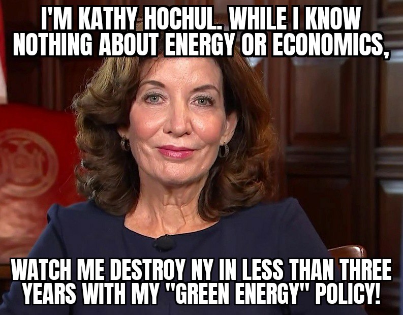 stenec's tweet photo. Not only does @GovKathyHochul HATE upstate NY farmers, she hates everyone that doesn't agree with her "climate agenda" and her other leftist policies, right @KathyHochul? https://t.co/S0Pg1wPQok