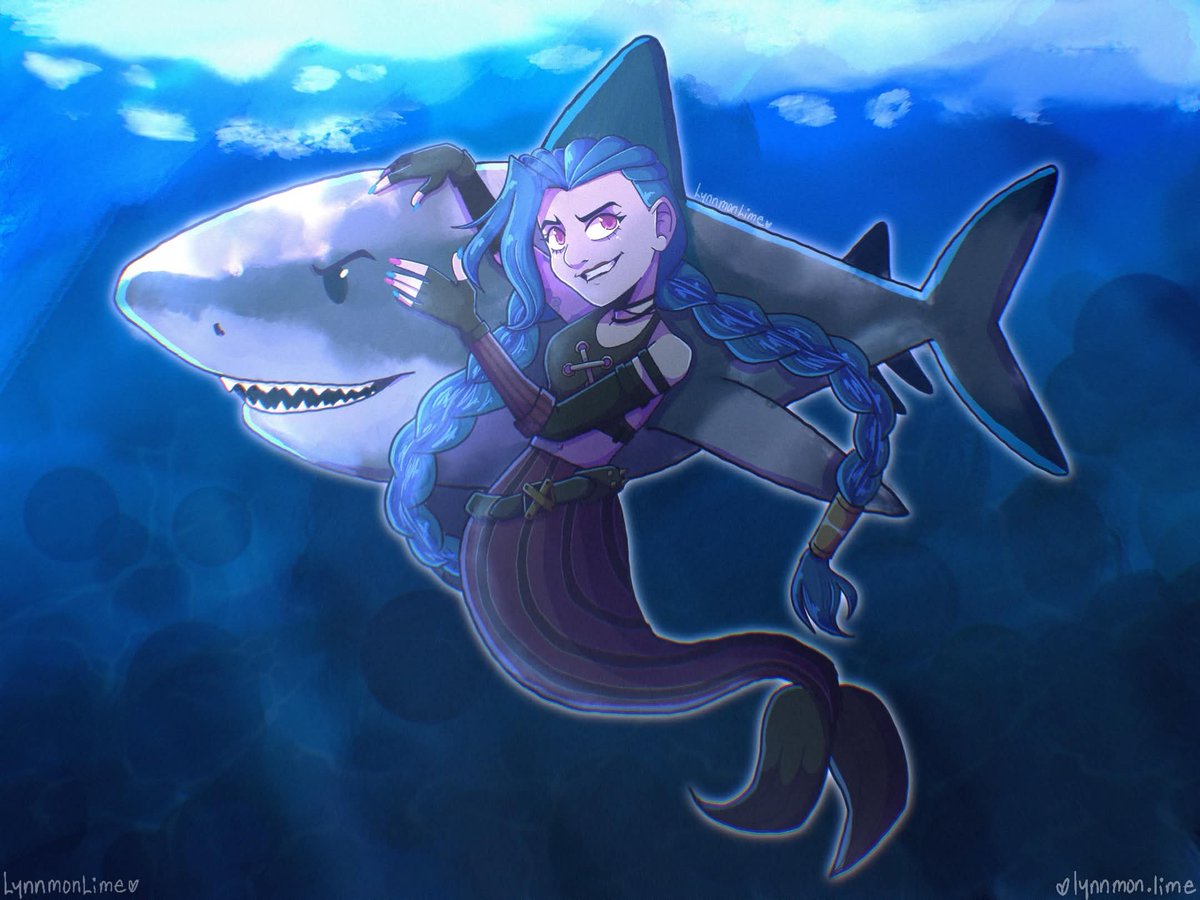 lynnmonlime's tweet photo. Mermay Week 4! 🧜‍♀️🧜‍♀️🧜‍♀️🧜‍♀️ IT'S JINX 😈

I apologize for taking so long to get this one out! I meant to post it last week 😅

Hope you like it! Thank you all for viewing my illustrations for the month! ❤️❤️❤️

#digitalart #mermay2026 #arcanejinx #procreate #illustration https://t.co/9ZRPHf9qWo