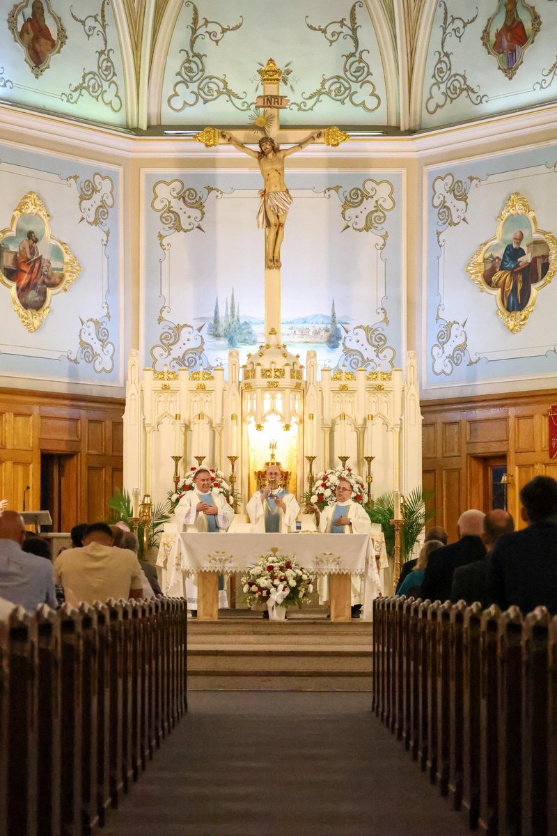dioprovidence's tweet photo. Yesterday evening, the Diocese of Providence gathered at Our Lady of The Rosary Church in Providence for the annual Blue Mass, offering prayers of gratitude for the police officers, firefighters, EMS personnel, and first responders who faithfully serve our communities each day.

Dozens of first responders from across Rhode Island filled the pews as Bishop Bruce Lewandowski reflected on the vocation of those who place themselves in harm’s way for the sake of others.

“Every time you show up for a stranger on the worst day of their life, every time you stand as a shield between the innocent and the guilty … you reflect something of Our Lord and His protective love, care, and concern,” Bishop Bruce said during his homily.

The Mass was also an opportunity for the Church and the community to express heartfelt gratitude for the sacrifices first responders and their families make each day.

Please continue to keep all police officers, firefighters, EMS personnel, and first responders in your prayers. May God strengthen them, protect them, and keep them always in His care.

#DioceseofProvidence #BlueMass #CatholicChurch #RIFirstResponders #RICatholic