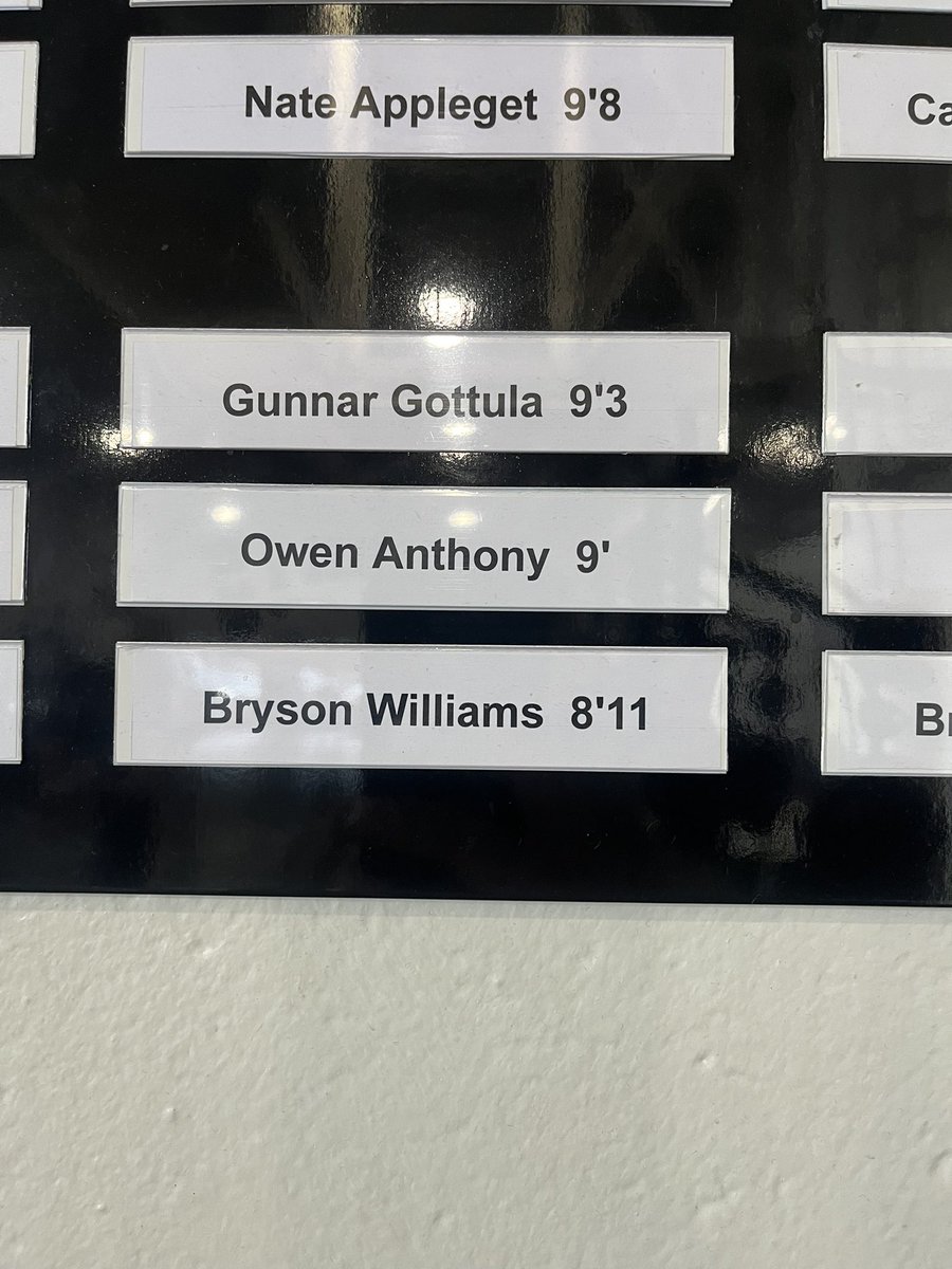 How1eBeatty's tweet photo. Broke the first place record for broad jump today at summer testing with a 9’5 broad jump and also broke the 3rd place record for 40 yard dash running a 4.96. 241 and above category. https://t.co/kUarVufkca