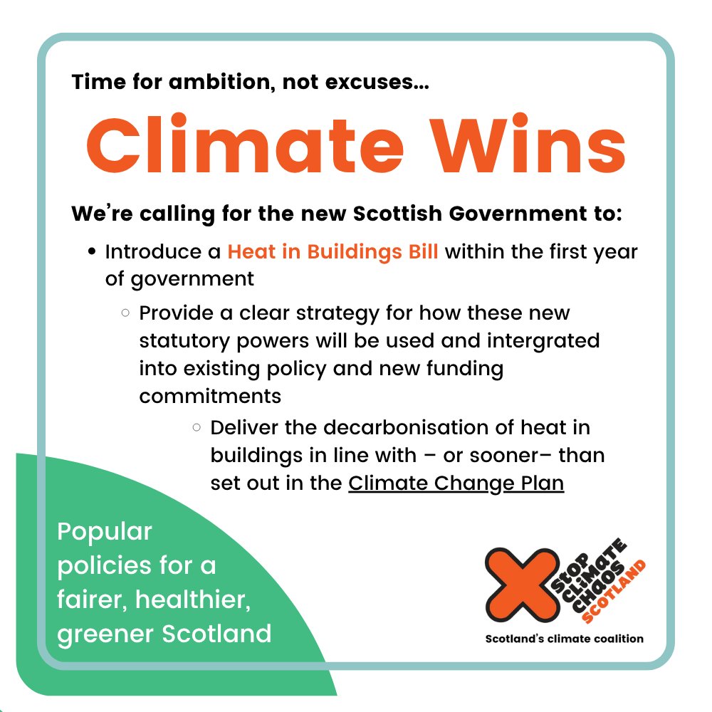 sccscot's tweet photo. Stop Climate Chaos Scotland are urging @ScotGov to act on making homes more energy efficient, to lower people's bills and cut greenhouse emissions.

The introduction of a Heat in Buildings Bill within the first year would be a good start.

If #ItsScotlandsEnergy, prove it! https://t.co/npAsLafvBe