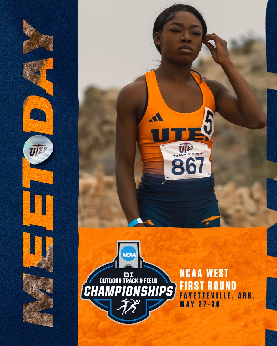 UTEPTrack's tweet photo. #MeetDay 💨💨

Cydni Martin will sprint in the women’s 100 &amp; 200-meter dashes at the @NCAATrackField West First Round‼️

100 • 6 PM MT
200 • 7:45 PM MT

live results 📈
https://t.co/ZQrYpjFMkk

Live coverage available on ESPN+

#PicksUp | #MinerBuilt https://t.co/4ptSrdOCSw