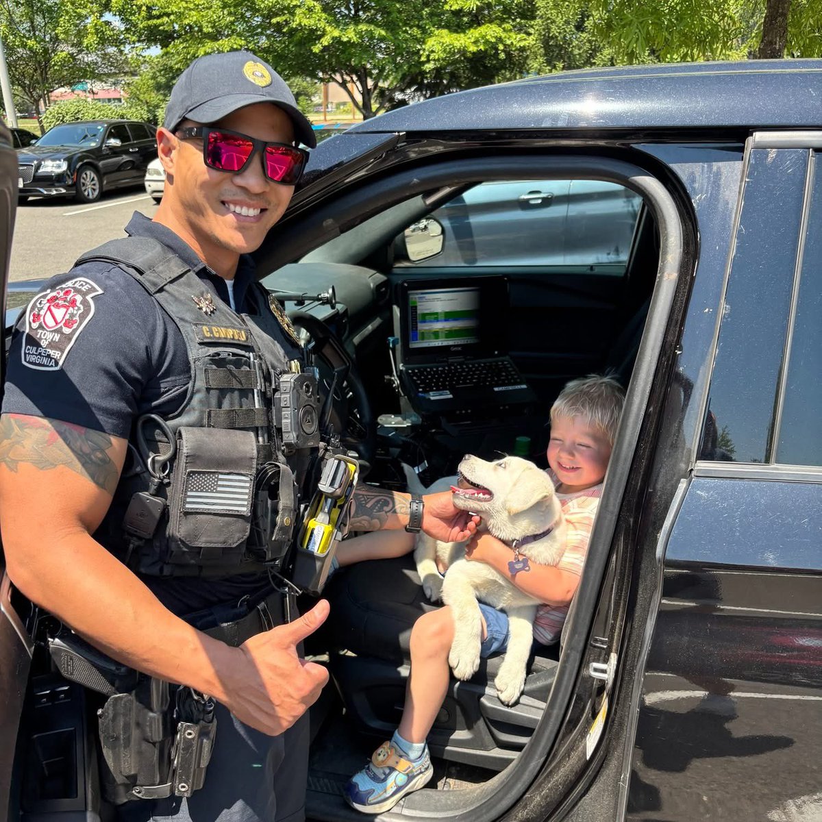 CulpeperPD's tweet photo. #ThankfulThursday 

We are thankful to have such a supportive community.  If you see us out and about in your neighborhood or around Town, come say hi! We love getting to know you all. 

#CommunityEngagement #WeLoveOurCommunity https://t.co/4LNKGPj9r5
