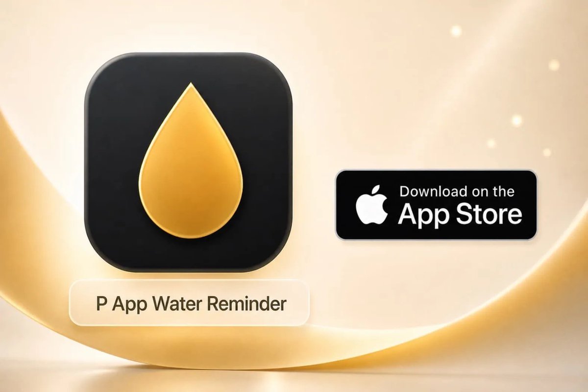 MacSrcs's tweet photo. I tested P, a hydration app that skips water logging and tracks bathroom frequency instead. Surprisingly simple, highly effective, and deeply Apple Watch friendly. #review #iOSApps #AppleWatch
https://t.co/WKMoRivoDU https://t.co/xacZOFfMBR