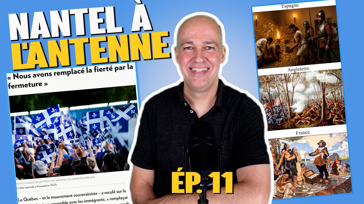 NantelGuy's tweet photo. Voici le 11e et dernier épisode de Nantel à l’antenne. ☹ J’espère sincèrement que la série a su vous plaire et je vous dis : probablement à l’automne prochain.

Bon visionnement, continuez de partager et surtout bon été à tous!

P.S Le lien YouTube est en commentaire. https://t.co/VeLlB5Uard