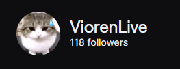 ViorenLive's tweet photo. Thank you for helping me hit 100 followers on twitch! 🫶 https://t.co/cz8X2IXk2e