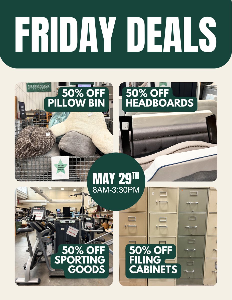 MSU Surplus Store tweet media