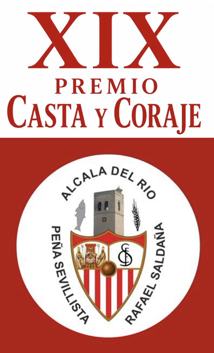 RarrochaR's tweet photo. Muchas gracias a la @PSAlcaladelrio por concederme el XIX Premio a la Casta y Coraje. #SevillaFC #ElCubo
El jueves 4 de junio viviremos un día muy emocionante. Gracias. https://t.co/40ZFb1FR2e