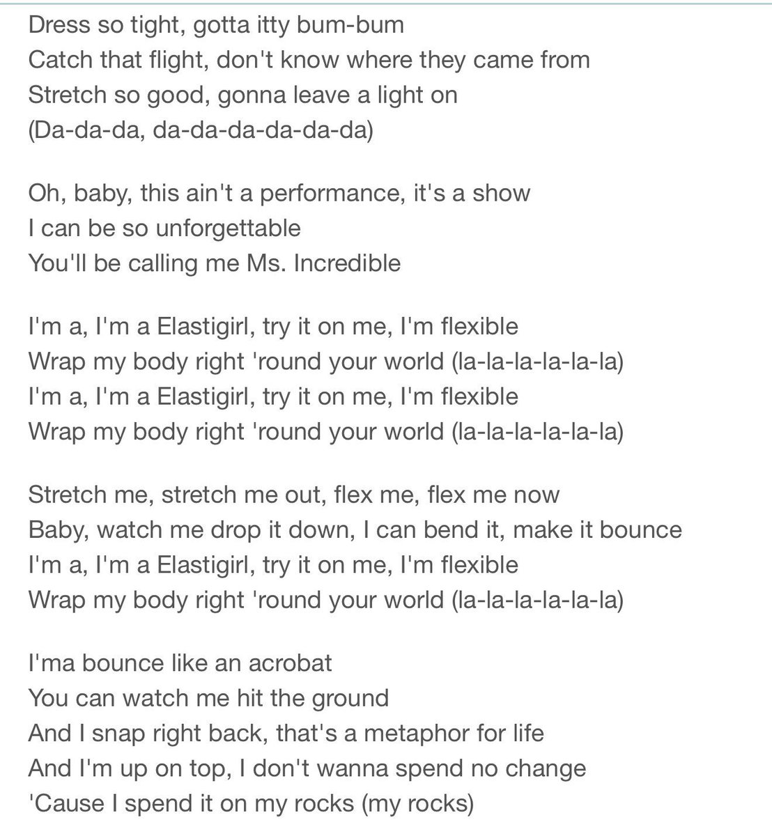Literally all jennie's songs are about women, confidence and self love if  we look at the lyrics and what she said but when your fave sang about being  stretched out or her