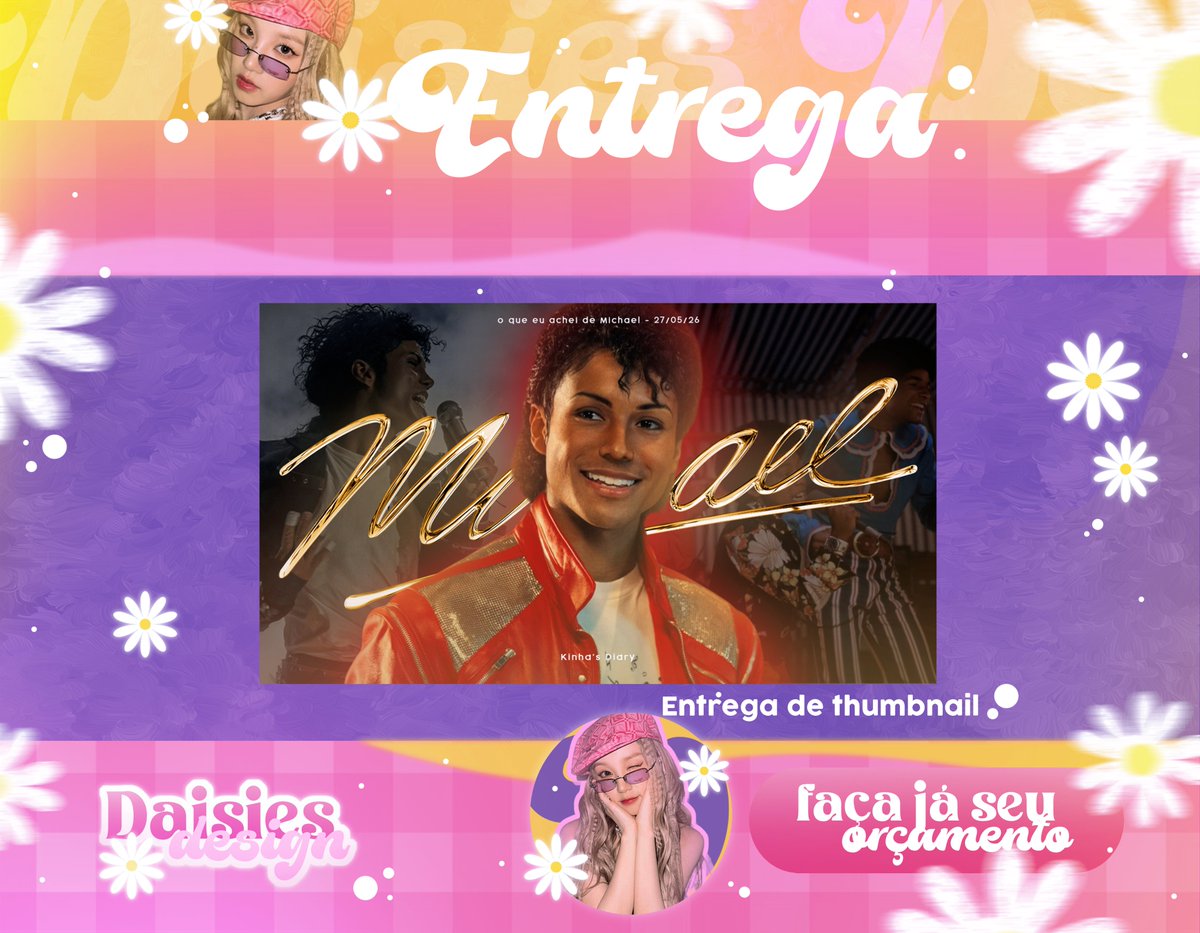 daisies_dsgn's tweet photo. 📦| Entrega de Thumbnail pro Youtube
Gostou? Faça já seu orçamento pela DM! https://t.co/A8VPQVs4vM