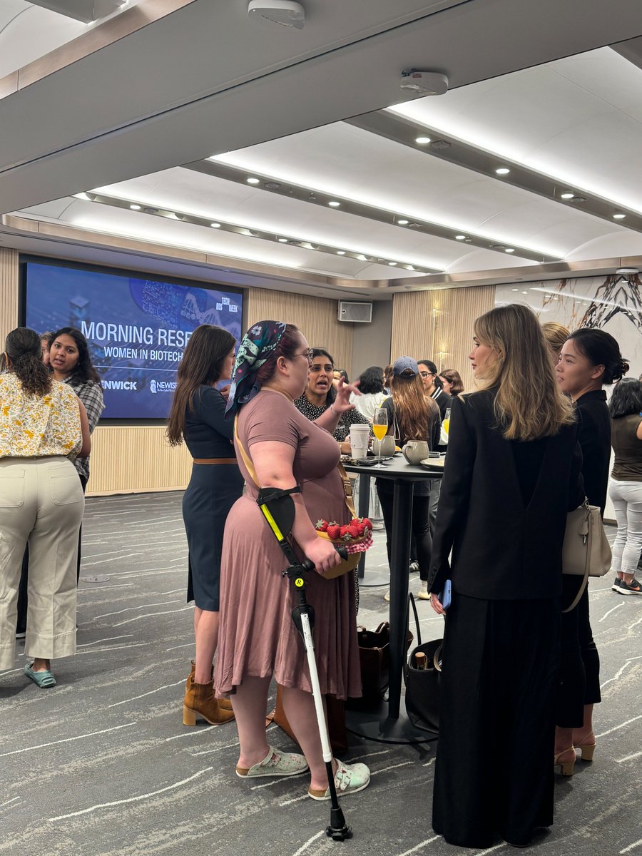 FenwickWest's tweet photo. A moment to pause, recharge and connect at Boston @Techweek_ .
This morning we cohosted The Morning Reset: Women in Biotech Networking + Wellness, bringing together founders, operators and leaders for thoughtful conversation and community.
#BosTechWeek #FenwickatTechWeek https://t.co/bgvtJBxAkX