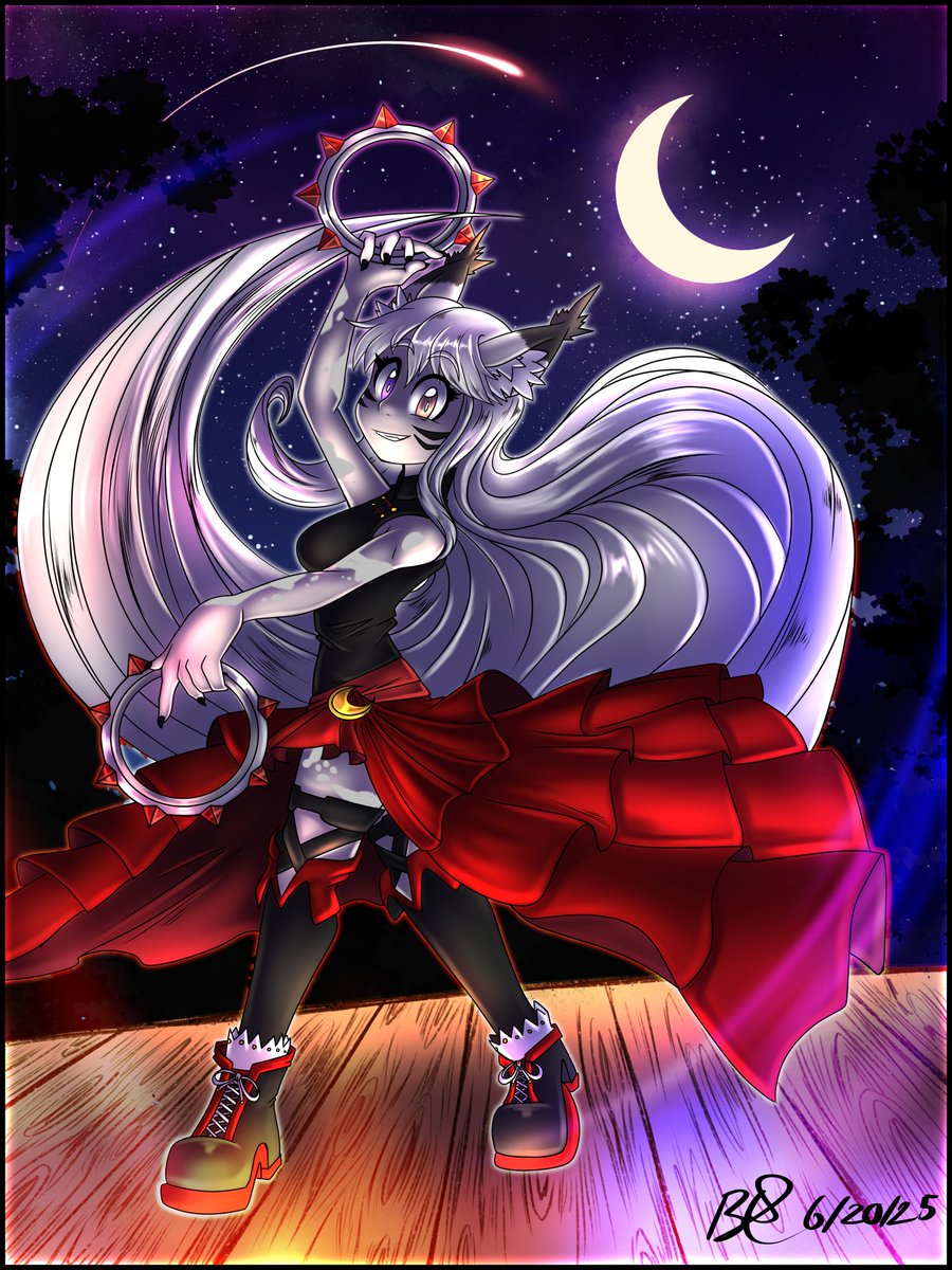 ZeroWolf251's tweet photo. @BettyRae_ My cute and adorable Lily Tsuki! This art was drawn by a good friend. https://t.co/4eYpWuWQdv