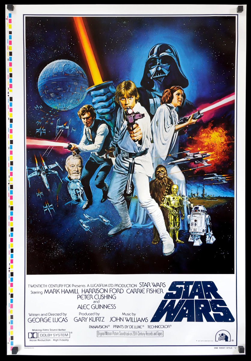 ardnerus's tweet photo. @TheCinesthetic The original 1977 Malaysian release poster of Star Wars. This was on a huge cardboard poster covering the full left side of the Cathay cinema then. I stood mesmerized as an 8 year old by the roadside car park. https://t.co/KCnDVjOJa4