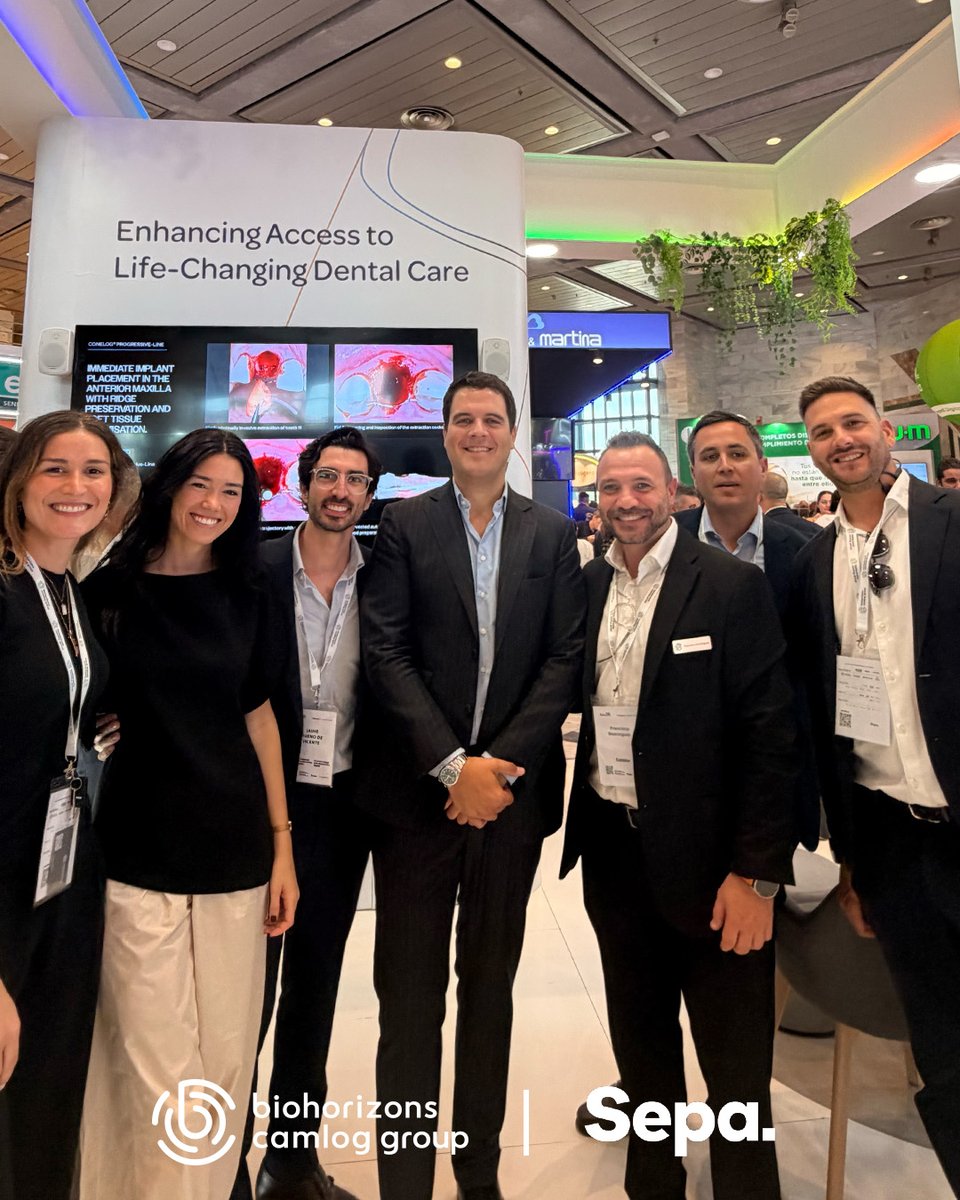BHCLGroupEs's tweet photo. SEPA Granada 2026 ha sido todo un éxito, estamos muy felices de saludar a nuestros amigos y colaboradores en el evento organizado por @SEPAperiodoncia https://t.co/HCN5y8H3Vz