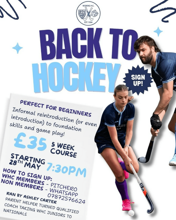 WokingHC's tweet photo. BACK TO HOCKEY #Pitchero
https://t.co/La287xEJav https://t.co/0fh0a7xi5A