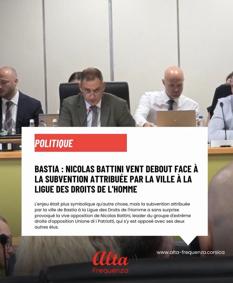 sanvitus's tweet photo. « La Corse connaît une dilution de peuplement »

 > L’insécurité gagne Bastia et Ajaccio 

Pendant ce temps à Bastia : 

*débloquer une aide financière pour une association qui soutient les racailles et l’accueil de tous les étrangers et sans papiers*. 🤡👌 https://t.co/geQPXgmYFU