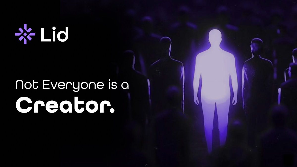 Lid_onchain's tweet photo. Not every user is a creator, and not every creator adds value.

That’s why https://t.co/9O1EbTHvDF implements selective onboarding.

We believe meaningful communities are built through quality, authenticity, and contribution.

By focusing on the right creators, we aim to create a better experience for both creators and users alike.