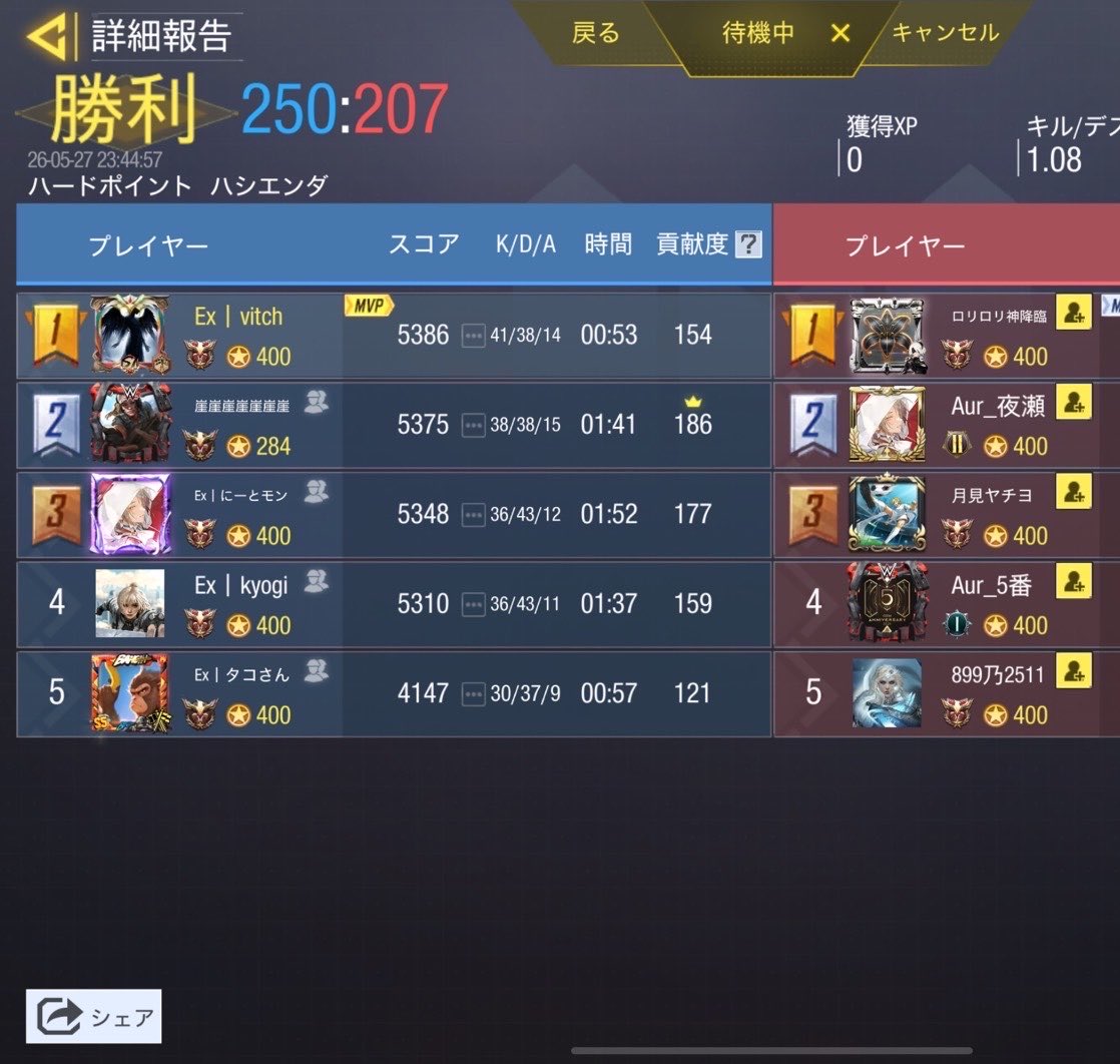 codliangbd's tweet photo. 5月27日 23時

@team_jellyfish_ 様

3-1 win https://t.co/5XbOdmwy4A