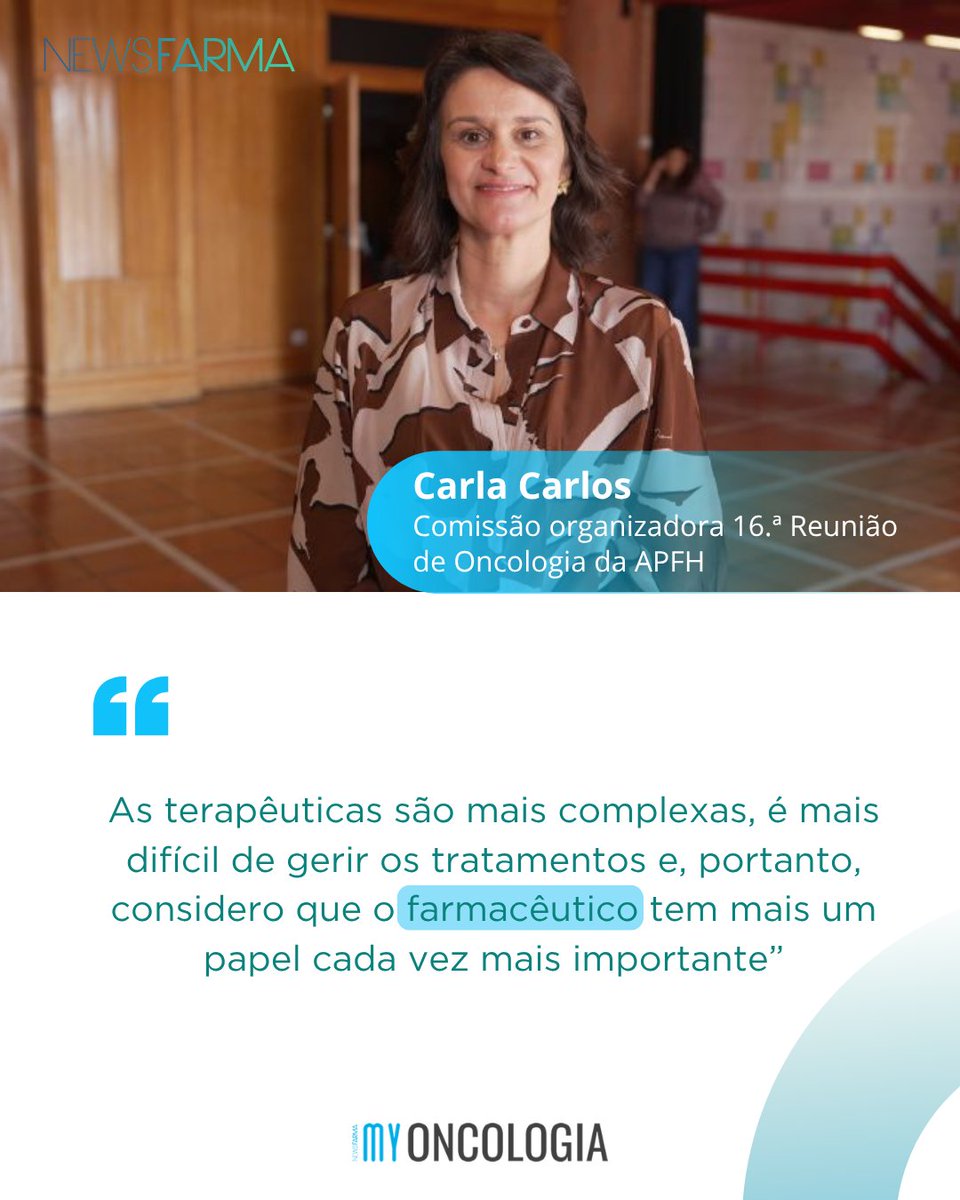 NewsFarma's tweet photo. Segundo Carla Carlos, presidente da comissão organizadora, o evento procurou aproximar a inovação da prática clínica diária.🩺

🎥 Assista à entrevista: https://t.co/Qgd1tDdvjr

#NewsFarma #MyOncologia #ComunicarSaúde #Saúde https://t.co/R9A4k39Rzm