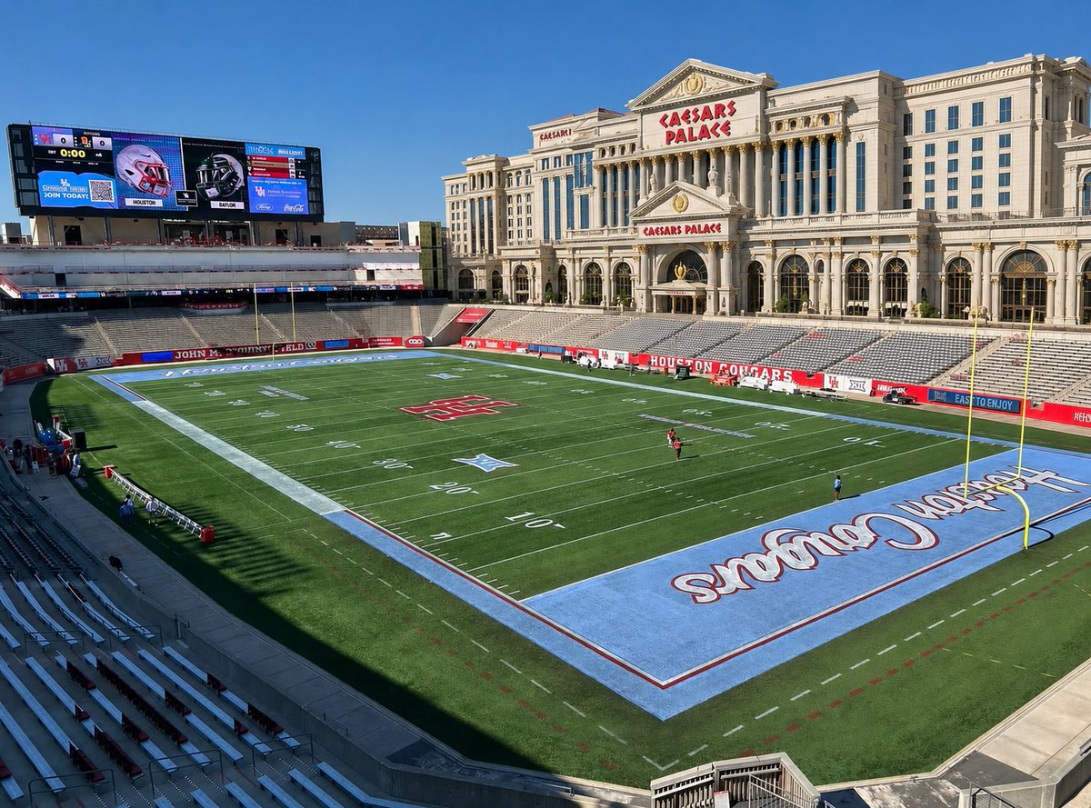 NotWhoYouDream's tweet photo. First on campus Caesar’s Palace when? 

Houston deserves to have their athletes feel “connected to their team” by placing bets on if they win. https://t.co/41rZOsJboZ
