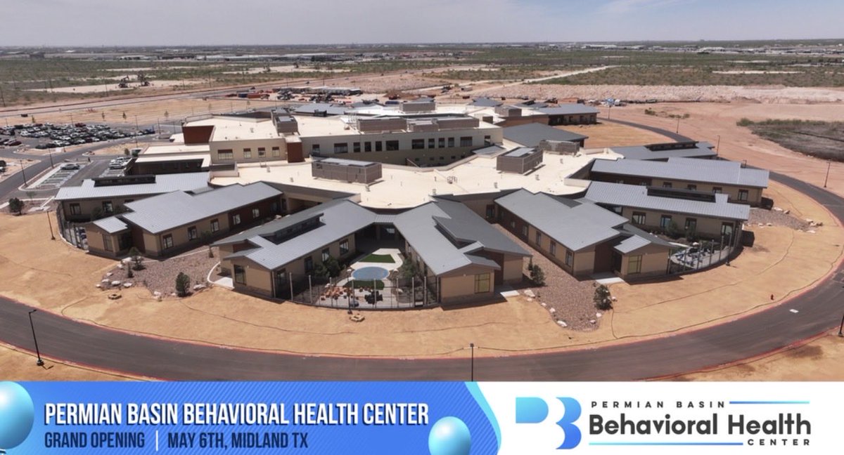 TomCraddick2's tweet photo. We celebrated the grand opening of the Permian Basin Behavioral Health Center, an important step forward in expanding mental health services in our region. 

Thank you to everyone who helped make this project possible and for your commitment to serving the Permian Basin. 
￼ https://t.co/TA4CfOygl3