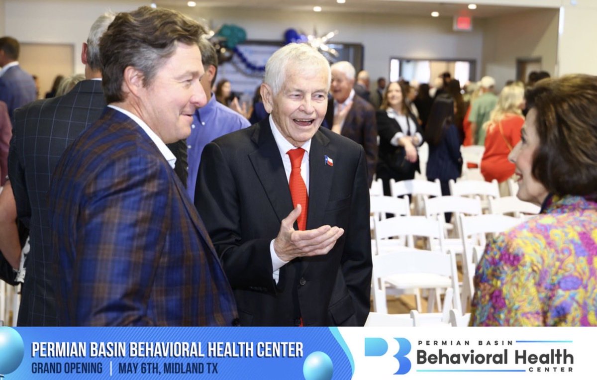 TomCraddick2's tweet photo. We celebrated the grand opening of the Permian Basin Behavioral Health Center, an important step forward in expanding mental health services in our region. 

Thank you to everyone who helped make this project possible and for your commitment to serving the Permian Basin. 
￼ https://t.co/TA4CfOygl3