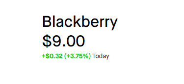ChapoGrimey's tweet photo. $9 with a 5b valuation.

they don't know that $bb is no longer a dead phone company and is actually building physical AI infrastructure, signed with govs, signed with nvda and multiple trillion dollar industry's.

you aren't early, you are just under knowledgably. https://t.co/7EjqBPKJPv