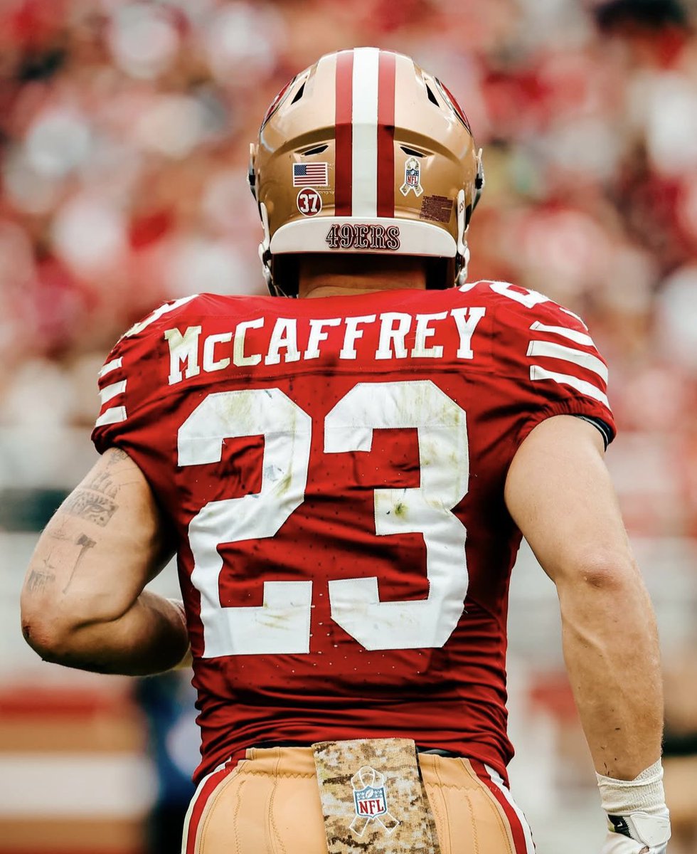 Coach_Yac's tweet photo. Christian McCaffrey on possibly having his workload reduced this season:

“Look, nobody ever wants to hear that you’re going to get the ball less. No coach has ever planned how many touches I get. I’ve never had that conversation with any one of my coaches that we want to give you this many touches. That’s like telling a 3-point shooter that we only want you to shoot five 3s this game. You just don’t do that… It’s probably a load management thing for them more than anything, but my job is not to focus on that at all. It’s just to be ready for 10 touches or 35, whatever the game calls for. So when Shanahan says that stuff I don’t get mad at all. I don’t get mad or sad or whatever. I just train and prepare to have 35 touches a game and not come out.”

via: @VicTafur
