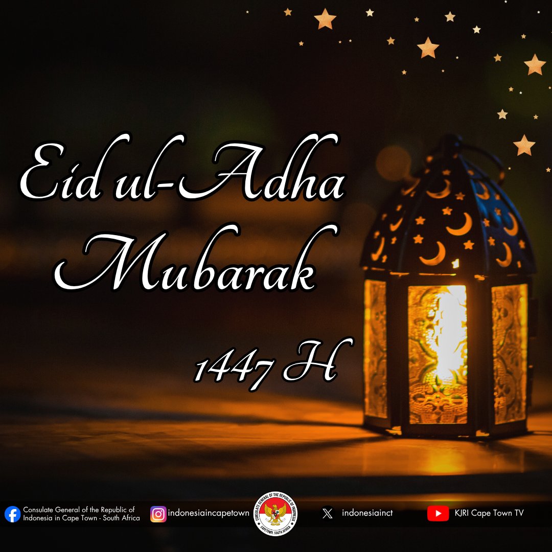 Indonesiainct's tweet photo. Eid ul-Adha Mubarak 1447H https://t.co/JtlDxr2TzW