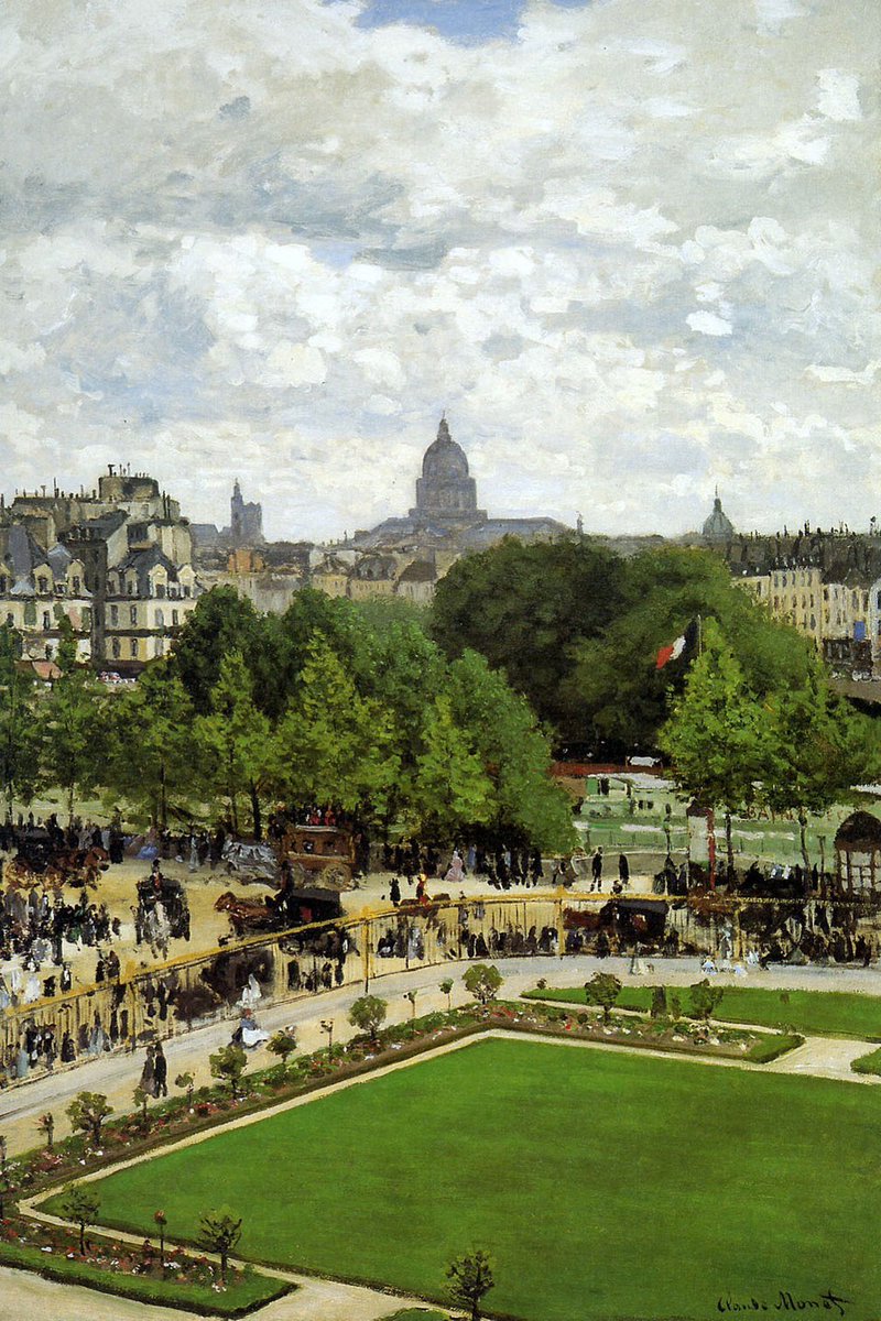 ParisAMDParis's tweet photo. 🎨 Claude Monet. 
Jardin de l'Infante 
1867. Paris https://t.co/WJuM7xBQBO