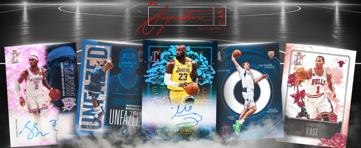 CardPurchaser's tweet photo. 2025-26 Topps Signature Class Basketball dropping now at Topps! #ad 

Jumbo, Hobby, and Retail formats available 

If it says out of stock watch for restocks. Keep trying if checkout errors! 

Buy Here: https://t.co/zfOYWZZE5V https://t.co/l8i0gCvwE6