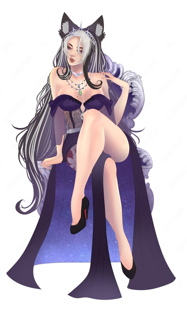 QueenCaligo's tweet photo. @nellohead This is my favorite art piece for that, along with my model PNG, too. 🖤 https://t.co/kwhbcWcYXl